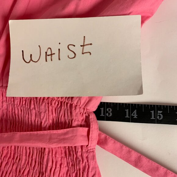 Coquette Romantic Cottagecore Boho Feminine Romantic Puff Sleeves Mini Smocked - Picture 10 of 10